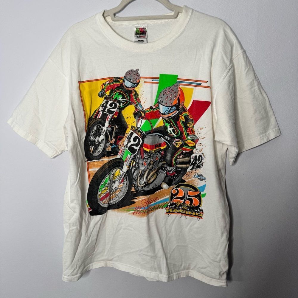 1990s AMA Motorcycle Racing T-shirt Size Large
